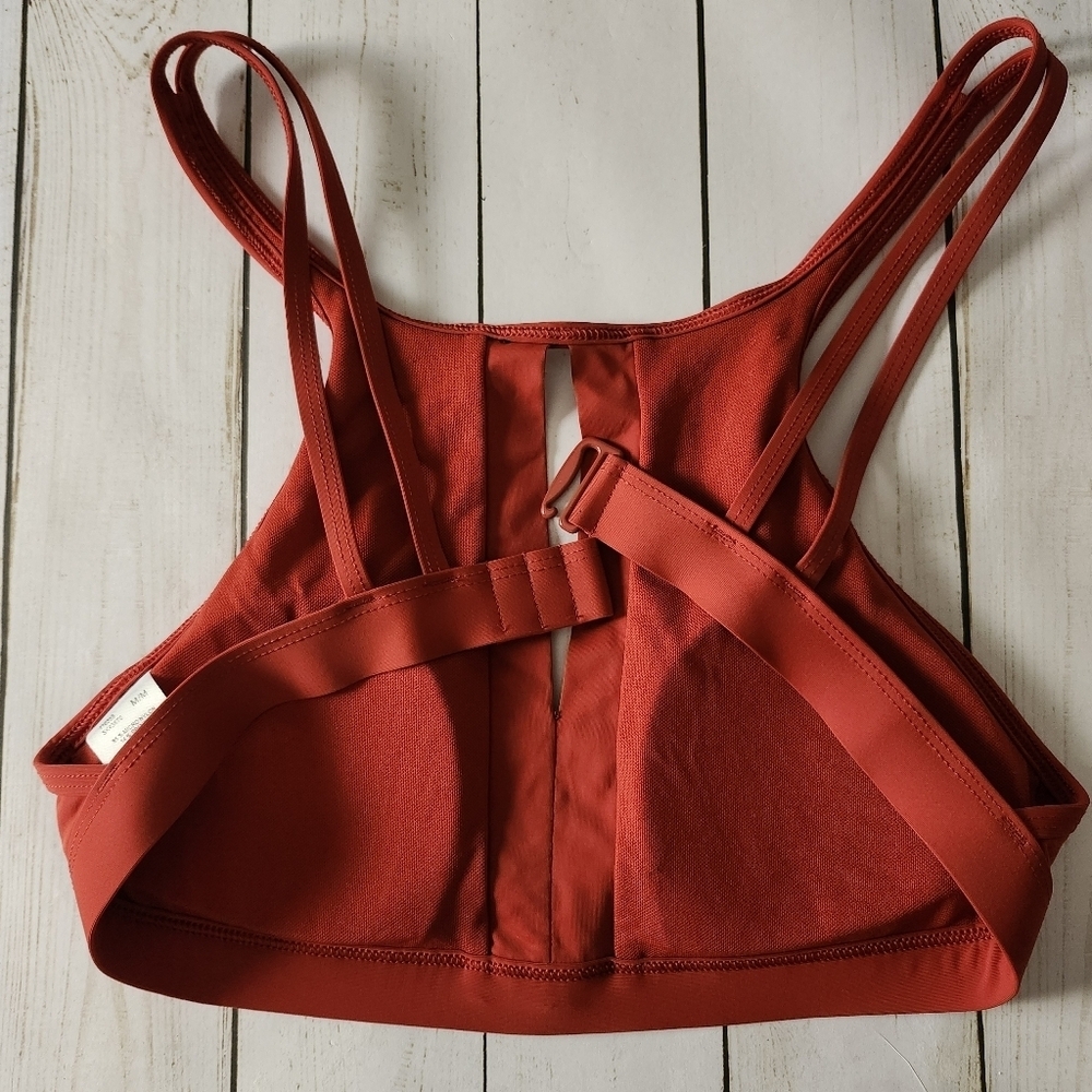 Skye Halter Bikini Top Size Medium Terracotta - Picture 4 of 9